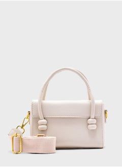 اشتري Minimalistic Satchel Bag With Wide Long Strap في الامارات