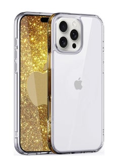 Buy iPhone 16 Pro Max Case 6.9 inch Soft Clear TPU Non-Yellowing iPhone 16 Pro Max Cover Anti-Scratch Shockproof Protective Case Compatible with iPhone 16 Pro Max in UAE