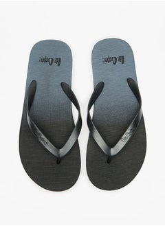 اشتري Men Ombre Logo Print Flip Flops في الامارات