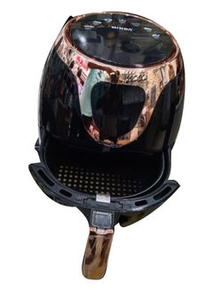 اشتري Minda AF-5502A 1800W Double Pot Air Fryer with 360 Degree Heating - Black في الامارات