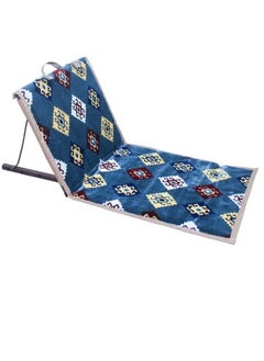 Buy Ground chair for trips and camping with a foldable and adjustable backrest 107*6*50 cm in Saudi Arabia