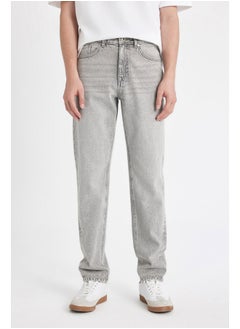 Buy Man Regular Tapered Fit Denim Trousers in Egypt