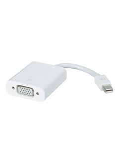 Buy Display Port To VGA Cable Adapter White in UAE