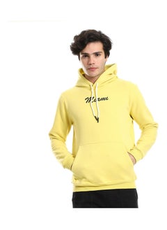 Buy Regular Fit Slip On Printed Hoodie in Egypt