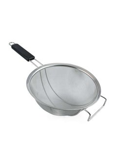 اشتري 1 Piece Stainless Steel Strainer 32 cm Black,Silver في الامارات