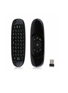 Buy 2.4 G Air Mouse Wireless Keyboard Gyroscope Remote Control Black in UAE