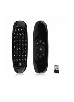 Buy 2.4 G Air Mouse Wireless Keyboard Gyroscope Remote Control Black in UAE