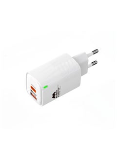 Buy Majentik Wall Charger MC-004 / 2 port/Type C/USB/45W PD-SUPER VOOC-FAST-QUICK Charger-Smart Chip in Egypt