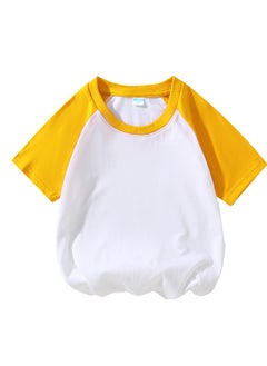 Buy Pure Cotton Student Children's T-Shirt Short Sleeves in UAE