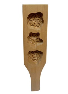 Buy Maamoul Wooden Triple Assorted Design in UAE