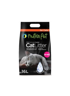 Buy Nutra Pet Silica Gel Cat Litter 16 L Baby Powder Scent in UAE
