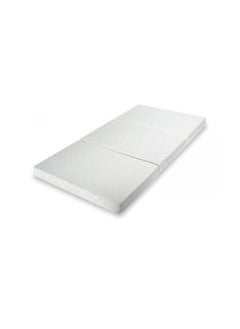 Buy Comfy Folding White Classic And Portable 180x 90x 7Cm Satin Folding Mattress in UAE