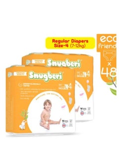 Buy Diaper Size 4 Large 7-12 kg 24's Twin Value Pack in UAE