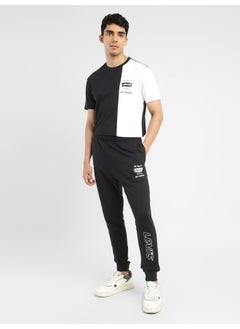 Buy Men's Black Regular Fit Joggers in Egypt