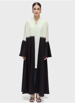 اشتري Color Block Knitted Abaya في الامارات