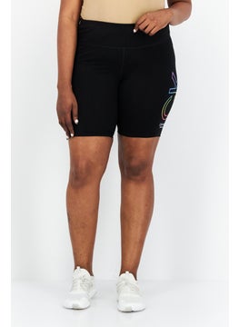 اشتري Women Plus Size Training Short, Black في الامارات