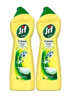 Buy Multi-Purpose Cream Cleaner Lemon 500ml Pack of 2 in UAE