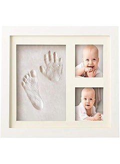 اشتري Handprint Footprint Kit Baby Picture Frame (White) في الامارات