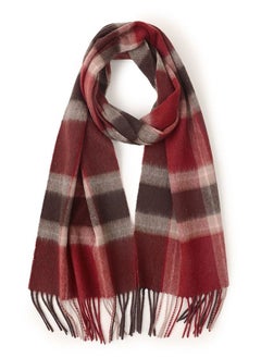 Buy Warm Wool Checked Scarf in UAE