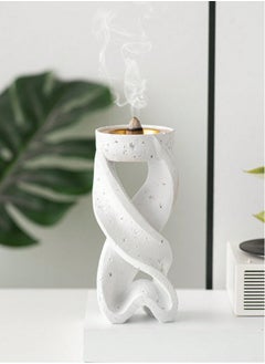 Buy One Piece of Geometric Resin Incense Holder, Modern & Simple Decor With a Fragrant Scent for Holidays & Home/Office Decoration in UAE