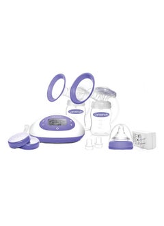 Buy 2-In-1 Electric Breast Pump, Blue in UAE