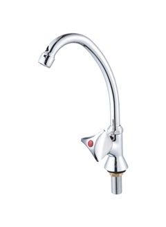Buy Single Lever Kitchen Mixer Silver in UAE