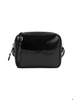 Buy Women's Essential Crossover Camera Bag - Faux Leather, Black in UAE