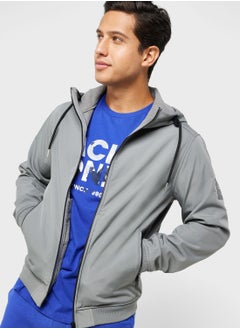 Buy Zippered Hooded Jacket in UAE