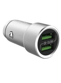 Buy LDNIO C302 Car Charger, 2 Ports, 3.6A - Silver in Egypt