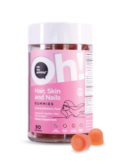 Buy Hair, Skin and Nails Gummies - Supplements to Support Healthy Hair, Skin and Nails - 90 Gummies in UAE