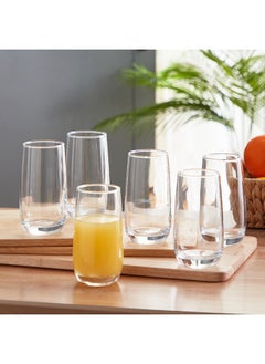 اشتري Aura 6-Piece Highball Glass Set 360 ml في الامارات