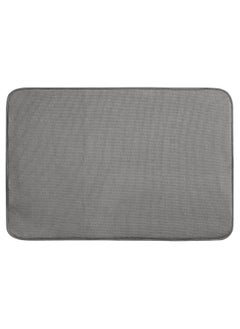 Buy Polyester Extra Large Kitchen Sink Dish Drying Mat Grey 18 x 24 x 18 Inch 40232ES in Saudi Arabia