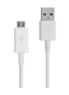 Buy Micro USB Data And Sync Charger Cable Compatible with Android (White, 1M) in Egypt