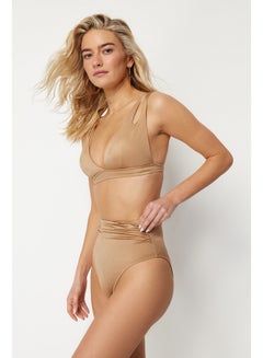 Buy Mink Straightening High Waist Bikini Bottom TBESS20BA0018 in Egypt