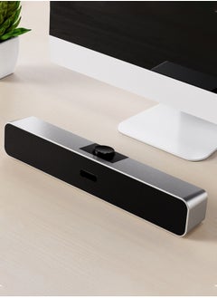 Buy Computer Speakers with 3.5 mm Aux, Small PC Speakers Powered by USB, Wired USB Desktop Speaker, USB Soundbar for Monitor, Mini Stereo Speaker for PC, Tablets, Laptop, Tablets, Xbox, Plug and Play in UAE