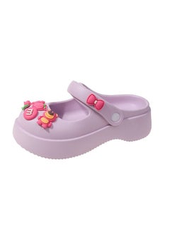 Buy New Platform Cute Women's Slippers Height-Raising Beach Shoes in UAE