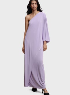 Buy One Shoulder Knitted Dress in UAE