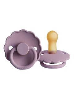 Buy Daisy Latex Baby Pacifier, 6-18 Months, Pack of 1 - Heather in Saudi Arabia