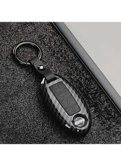 اشتري Nissan and Infiniti Car Key Cover in Black 4 Button في الامارات