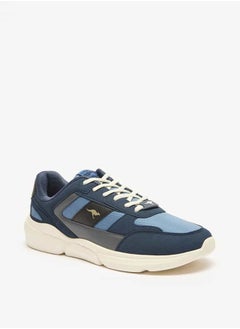 اشتري KangaROOS Men's Panelled Sports Shoes with Lace-Up Closure في الامارات