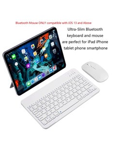 Buy Ultra Slim Bluetooth Keyboard Mouse Perfect For PC And Laptops in UAE