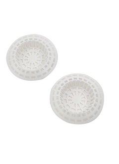 Buy Home Pro Plastic Sink Drain Strainer White 4.5cm 2 in UAE