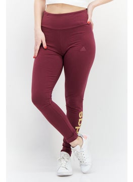 اشتري Women Sportswear Fit Training Leggings, Maroon في الامارات