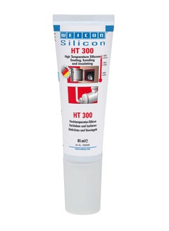 Buy Silicone HT 300 85ml High temperature resistant Adhesive and sealant red in UAE