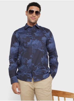 Buy Casual Print Regular Fit Shirt in UAE