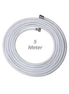 Buy Shattaf Shower Hose Pipe with Metal connector, High Pressure Anti-twist PVC Explosion-Proof Encryption Bidet Hose (5 Meter) in UAE