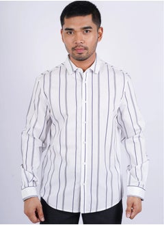 اشتري Men’s Autumn Shirt  – Optic White في الامارات