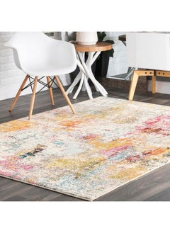 Buy Cézanne Modern Runner Rug 2' 6" X 6' Multi Color Rectangular 0.45" Thick in UAE