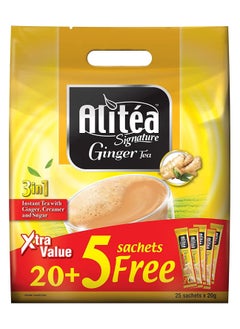 Buy Alitéa Signature Ginger Tea Sticks 20gm (20 + 5 Free Sticks) in UAE