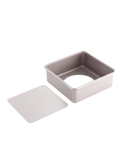 Buy Square Cake Pan 8 Inch Deep Dish with Removable Loose Bottom in UAE